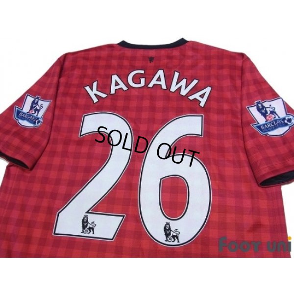 Photo4: Manchester United 2012-2013 Home Shirt #26 Kagawa BARCLAYS PREMIER LEAGUE Patch/Badge