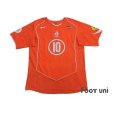 Photo1: Netherlands Euro 2004 Home Shirt #10 v.Nistelrooy UEFA Euro 2004 Patch/Badge UEFA Fair Play Patch/Badge (1)