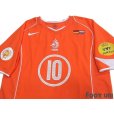 Photo3: Netherlands Euro 2004 Home Shirt #10 v.Nistelrooy UEFA Euro 2004 Patch/Badge UEFA Fair Play Patch/Badge
