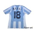 Photo2: Argentina 2008 Home Shirt #18 Messi (2)