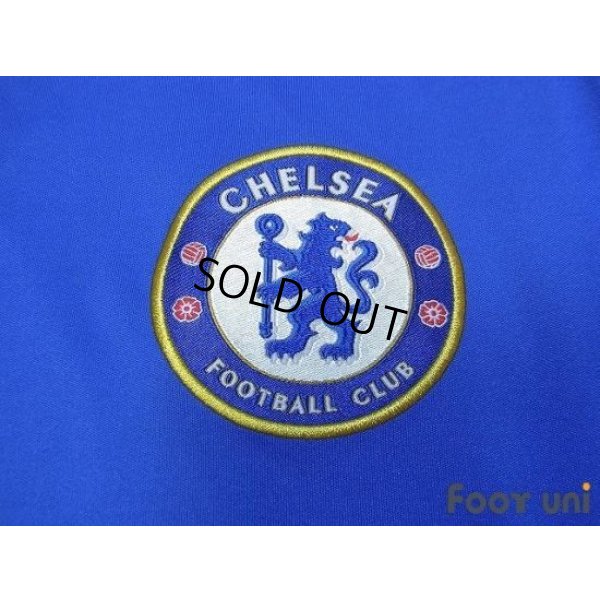 Photo6: Chelsea 2006-2008 Home Long Sleeve Shirt #8 Lampard Champions League Patch/Badge