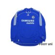 Photo1: Chelsea 2006-2008 Home Long Sleeve Shirt #8 Lampard Champions League Patch/Badge (1)