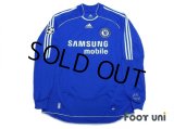 Chelsea 2006-2008 Home Long Sleeve Shirt #8 Lampard Champions League Patch/Badge