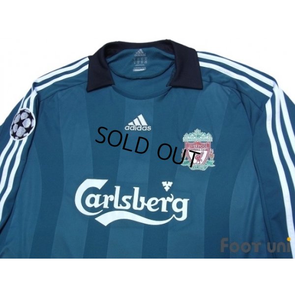 Photo3: Liverpool 2008-2009 3RD Long Sleeve Shirt #9 Torres Champions League Patch/Badge w/tags