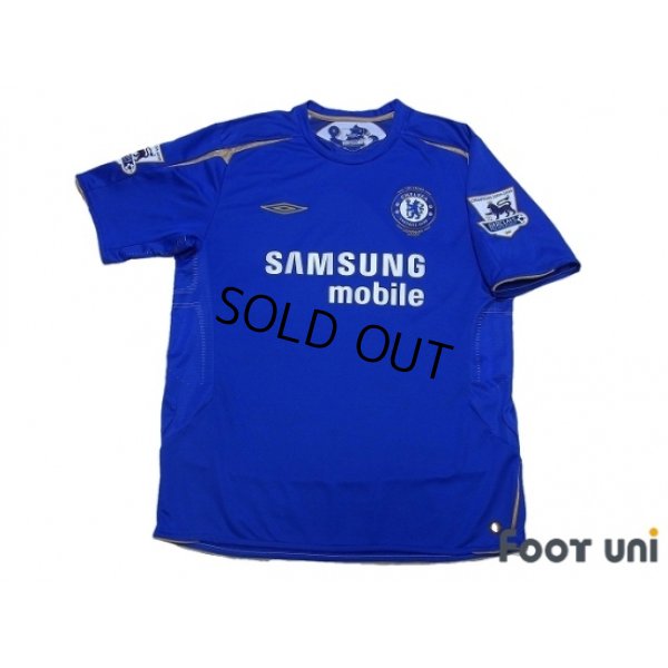 Photo1: Chelsea 2005-2006 Home Shirt #8 Lampard BARCLAYCARD PREMIERSHIP Patch/Badge