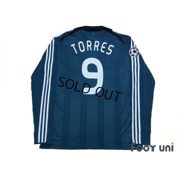 Photo2: Liverpool 2008-2009 3RD Long Sleeve Shirt #9 Torres Champions League Patch/Badge w/tags