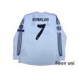 Photo2: Real Madrid 2013-2014 Home L/S Shirt #9 Ronaldo w/tags (2)