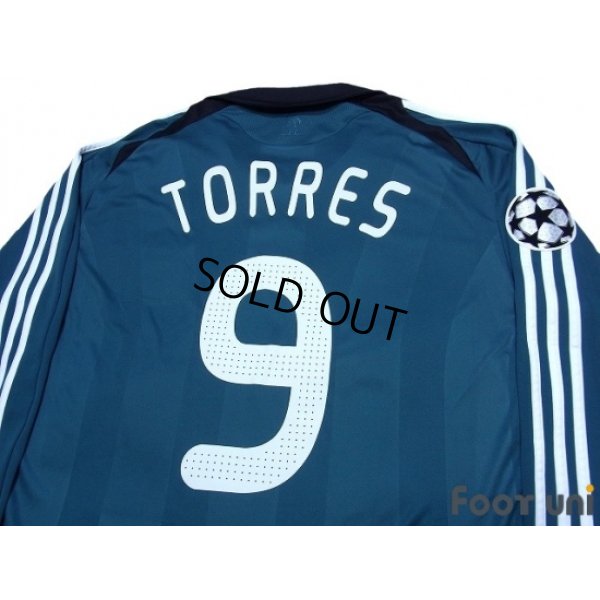 Photo4: Liverpool 2008-2009 3RD Long Sleeve Shirt #9 Torres Champions League Patch/Badge w/tags