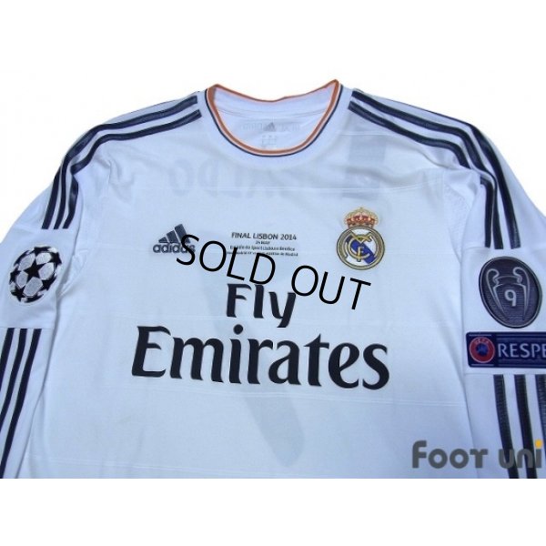 Photo3: Real Madrid 2013-2014 Home L/S Shirt #9 Ronaldo w/tags