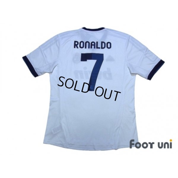 Photo2: Real Madrid 2012-2013 Home Shirt #7 Ronaldo 110 ANOS 1902-2012 Patch/Badge LFP Patch/Badge w/tags