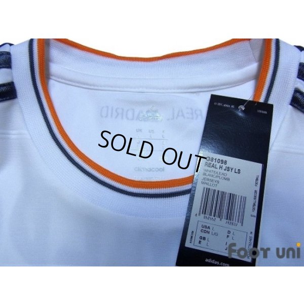 Photo5: Real Madrid 2013-2014 Home L/S Shirt #9 Ronaldo w/tags