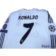 Photo4: Real Madrid 2013-2014 Home L/S Shirt #9 Ronaldo w/tags