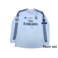 Photo1: Real Madrid 2013-2014 Home L/S Shirt #9 Ronaldo w/tags (1)