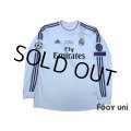 Real Madrid 2013-2014 Home L/S Shirt #9 Ronaldo w/tags