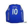 Photo2: Chelsea 2012-2013 Home Long Sleeve Shirt #10 Mata BARCLAYS PREMIER LEAGUE Patch/Badge (2)