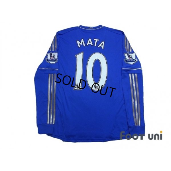 Photo2: Chelsea 2012-2013 Home Long Sleeve Shirt #10 Mata BARCLAYS PREMIER LEAGUE Patch/Badge