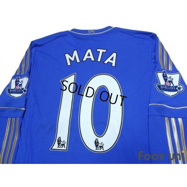 Photo4: Chelsea 2012-2013 Home Long Sleeve Shirt #10 Mata BARCLAYS PREMIER LEAGUE Patch/Badge