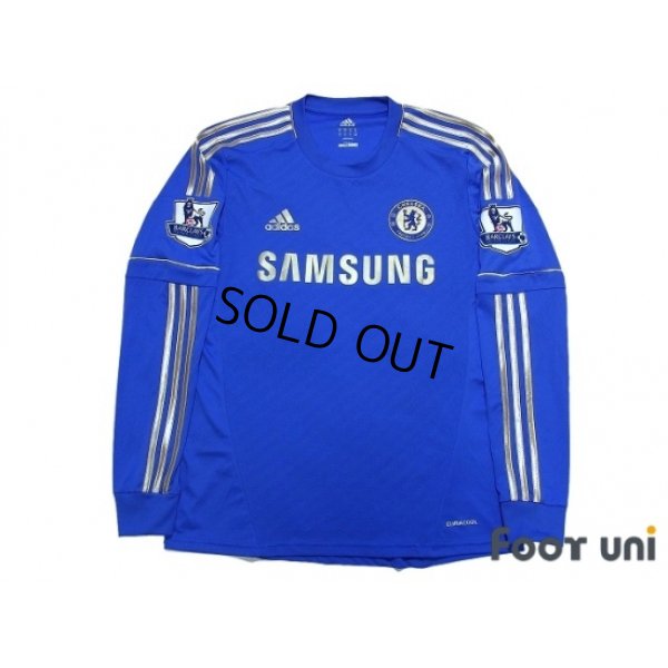 Photo1: Chelsea 2012-2013 Home Long Sleeve Shirt #10 Mata BARCLAYS PREMIER LEAGUE Patch/Badge