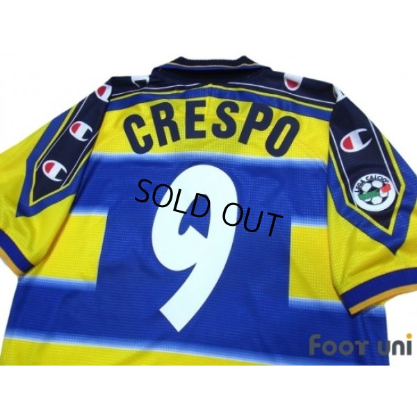 Photo4: Parma 1999-2000 Home Shirt  #9 Crespo Lega Calcio Patch/Badge