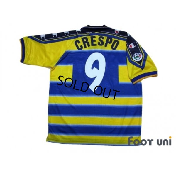 Photo2: Parma 1999-2000 Home Shirt  #9 Crespo Lega Calcio Patch/Badge