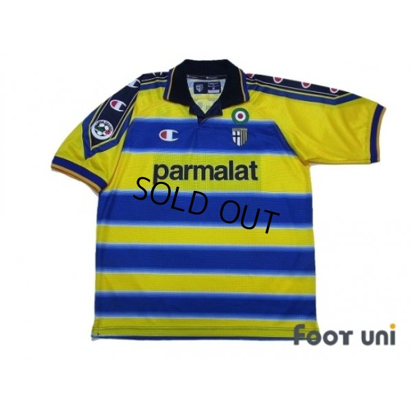 Photo1: Parma 1999-2000 Home Shirt  #9 Crespo Lega Calcio Patch/Badge