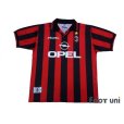 Photo1: AC Milan 1997-1998 Home Shirt (1)