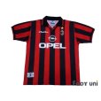 Photo1: AC Milan 1997-1998 Home Shirt (1)