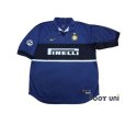 Photo1: Inter Milan 1998-1999 3RD Shirt #10 Baggio Lega Calcio Patch/Badge (1)