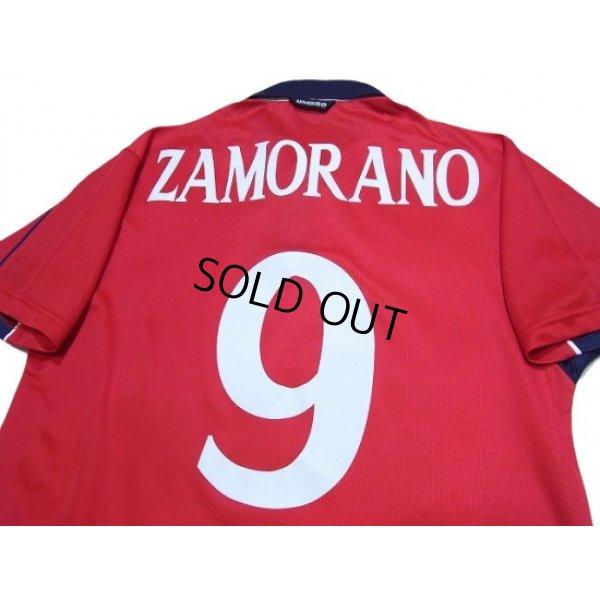 Photo4: Chile 2000-2003 Home Shirt #9 Zamorano