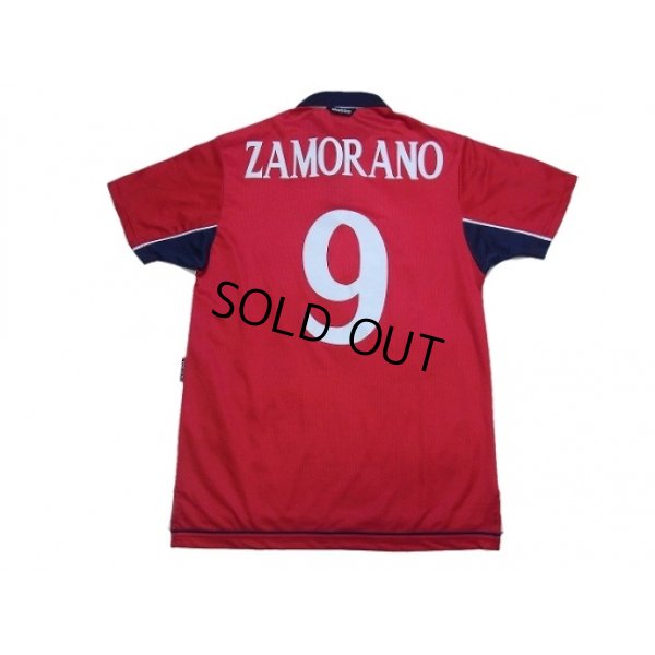 Photo2: Chile 2000-2003 Home Shirt #9 Zamorano