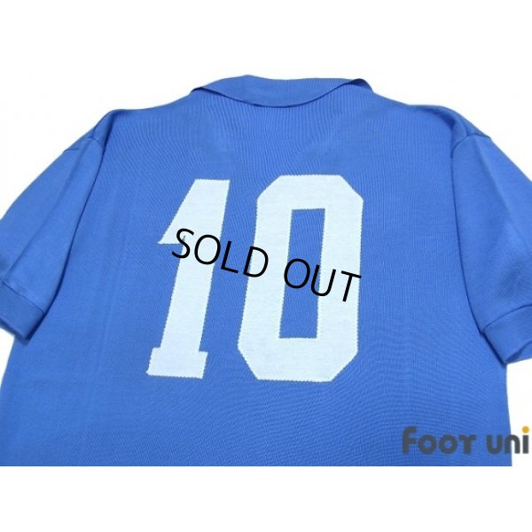 Photo4: Napoli 1989-1990 Home Reprint Shirt #10 