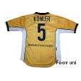 Photo2: Borussia Dortmund 1998-2000 Home Shirt #5 Kohler (2)