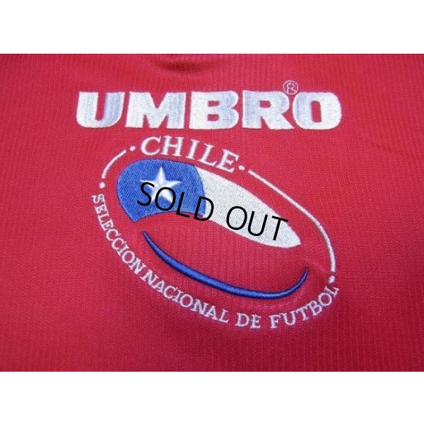Photo6: Chile 2000-2003 Home Shirt #9 Zamorano