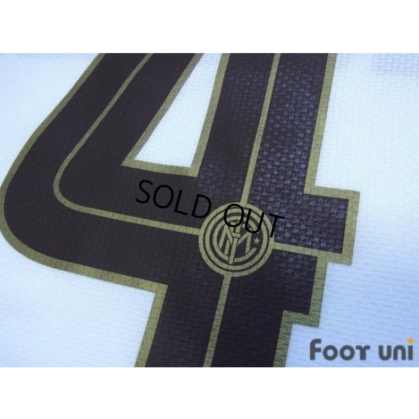 Photo8: Inter Milan 2008-2009 Away Shirt #4 J.Zanetti w/tags Lega Calcio Serie A Tim Patch/Badge Scudetto Patch/Badge