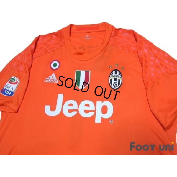 Photo3: Juventus 2016-2017 GK Shirt #1 Buffon w/tags Coppa Italia Patch/Badge Lega Calcio Serie A Tim Patch/Badge