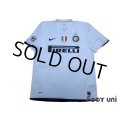 Inter Milan 2008-2009 Away Shirt #4 J.Zanetti w/tags Lega Calcio Serie A Tim Patch/Badge Scudetto Patch/Badge