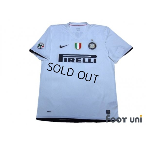 Photo1: Inter Milan 2008-2009 Away Shirt #4 J.Zanetti w/tags Lega Calcio Serie A Tim Patch/Badge Scudetto Patch/Badge