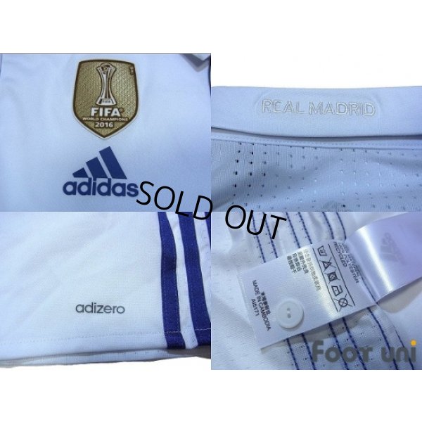 Photo7: Real Madrid 2016-2017 Home Authentic Shirt #7 Ronaldo w/tags