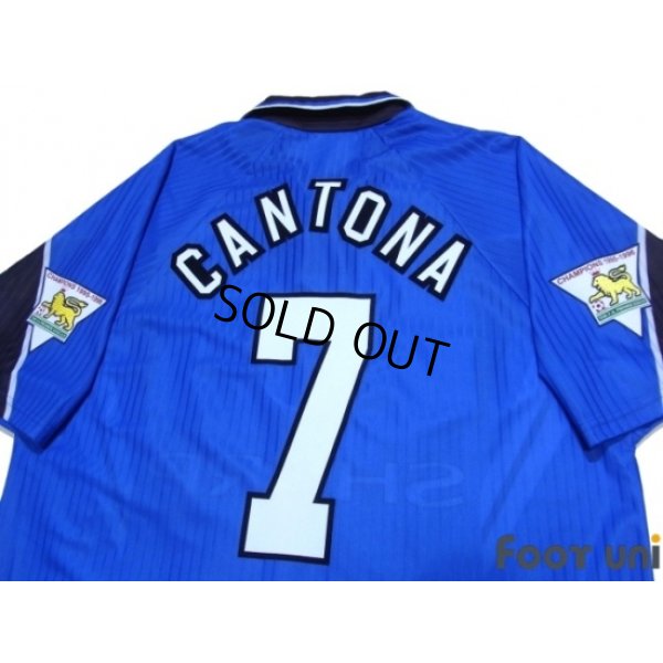 Photo4: Manchester United 1996-1998 3RD Shirt #7 Cantona Champion 1995-1996 The F.A. Premier League Patch/Badge