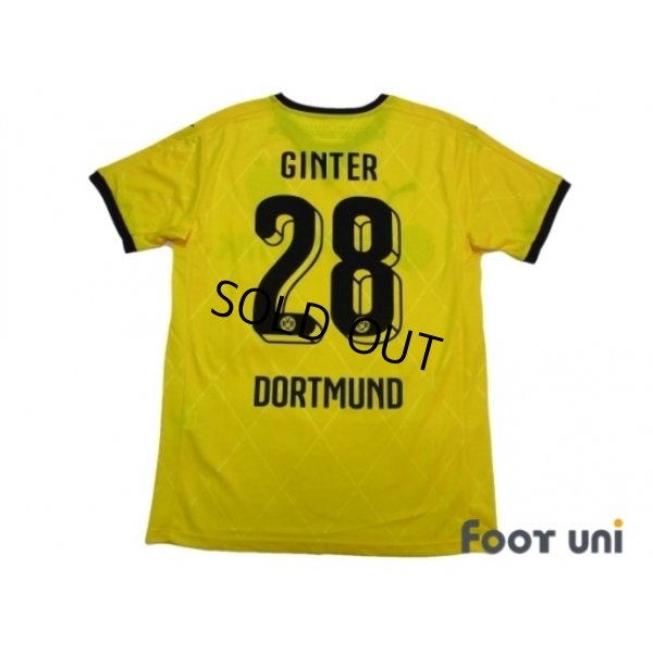 Photo2: Borussia Dortmund 2015-2016 Home Shirt #28 Ginter
