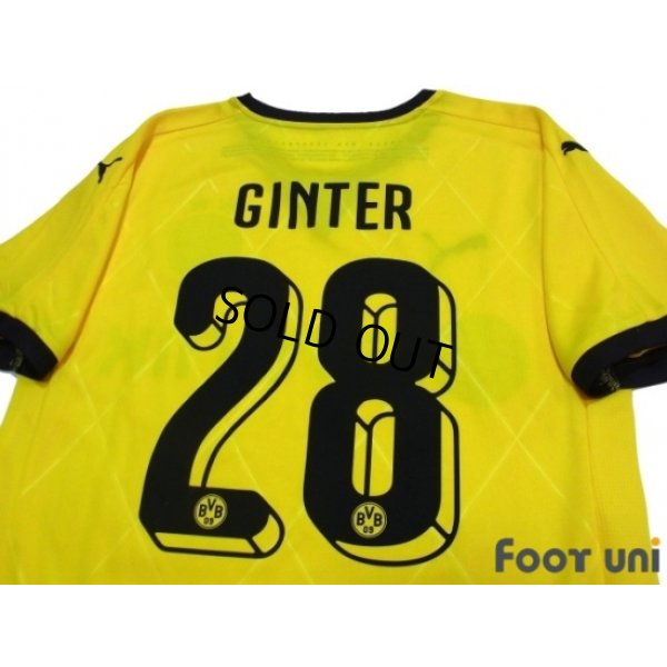 Photo4: Borussia Dortmund 2015-2016 Home Shirt #28 Ginter