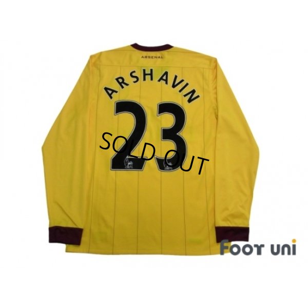 Photo2: Arsenal 2010-2011 Away Long Sleeve Shirt #23 Arshavin