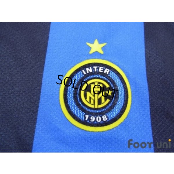 Photo5: Inter Milan 2006-2007 Home Shirt Champions League Patch/Badge Coppa Italia Patch/Badge Scudetto Patch/Badge