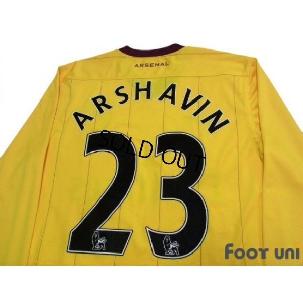 Photo4: Arsenal 2010-2011 Away Long Sleeve Shirt #23 Arshavin