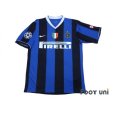 Photo1: Inter Milan 2006-2007 Home Shirt Champions League Patch/Badge Coppa Italia Patch/Badge Scudetto Patch/Badge (1)