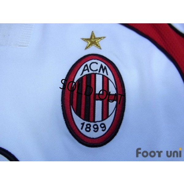 Photo6: AC Milan 2000-2002 Away Long Sleeve Shirt #10 Boban Lega Calcio Patch/Badge