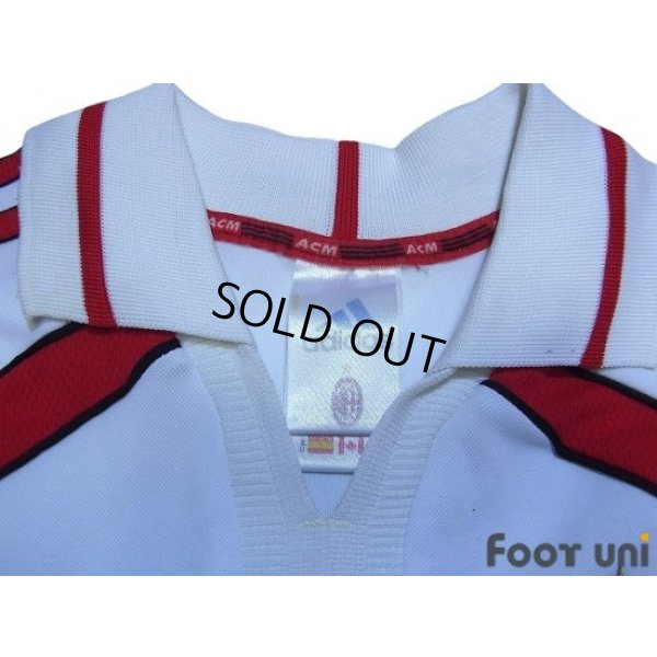 Photo5: AC Milan 2000-2002 Away Long Sleeve Shirt #10 Boban Lega Calcio Patch/Badge