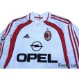 Photo3: AC Milan 2000-2002 Away Long Sleeve Shirt #10 Boban Lega Calcio Patch/Badge