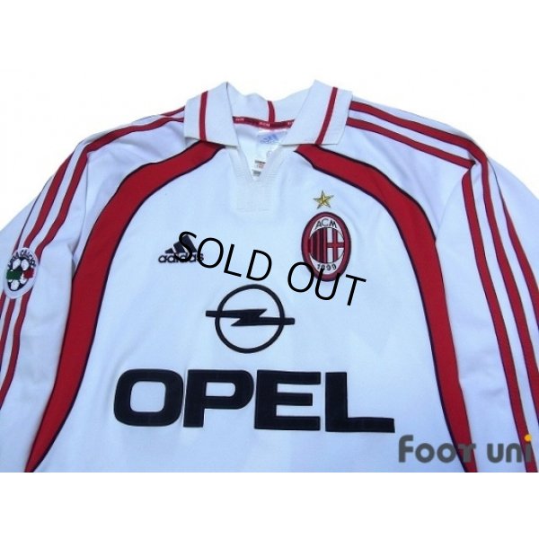 Photo3: AC Milan 2000-2002 Away Long Sleeve Shirt #10 Boban Lega Calcio Patch/Badge