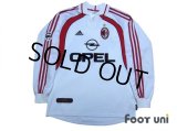 AC Milan 2000-2002 Away Long Sleeve Shirt #10 Boban Lega Calcio Patch/Badge